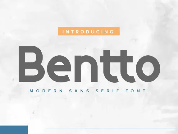 Bentto font