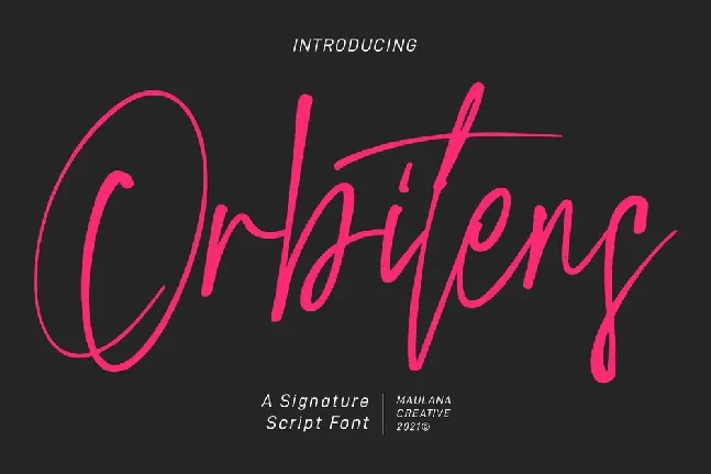 Orbitens font