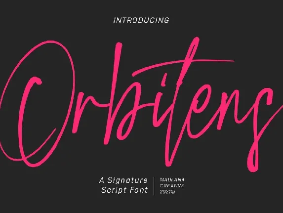 Orbitens font