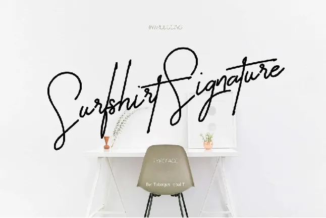 Surfshirt Signature Free font