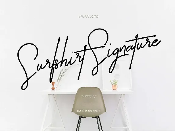 Surfshirt Signature Free font