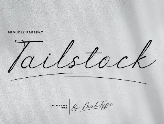 Tailstock Demo font