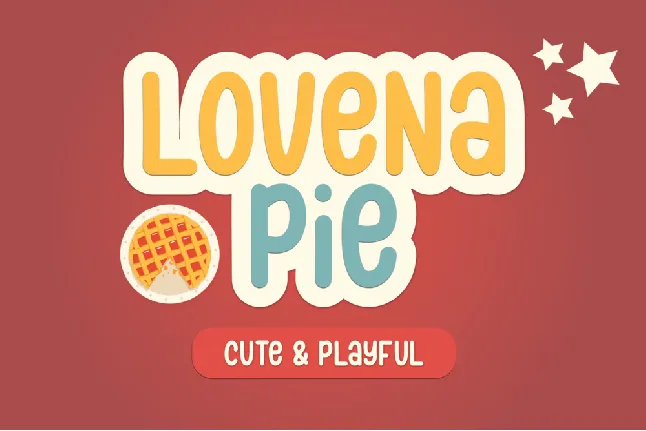 Lovena Pie font