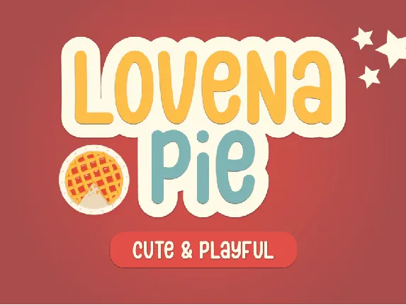 Lovena Pie font