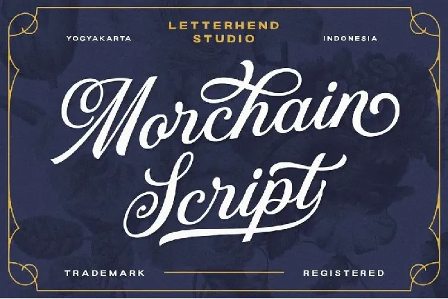 Morchain Script font