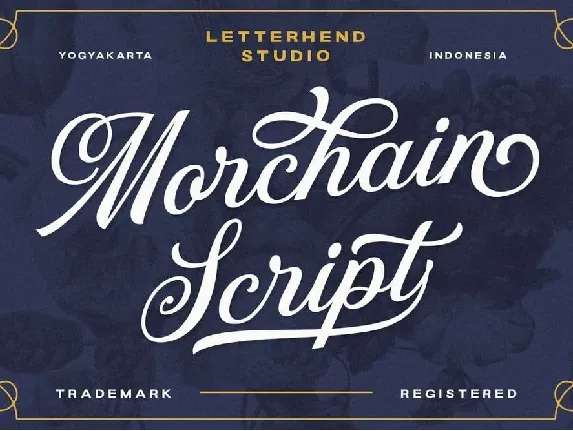 Morchain Script font