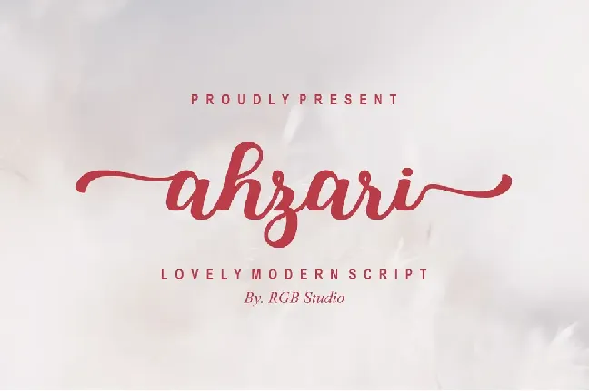 Ahzari font