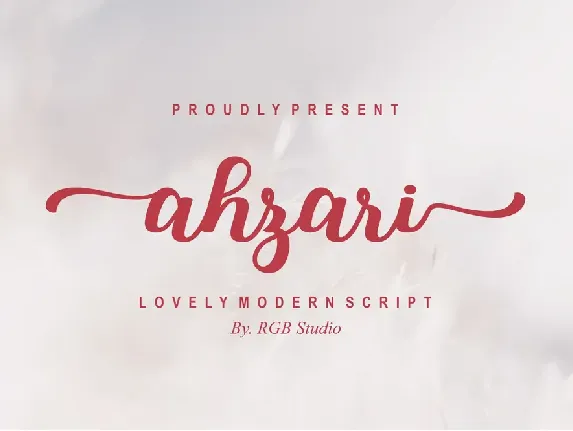 Ahzari font