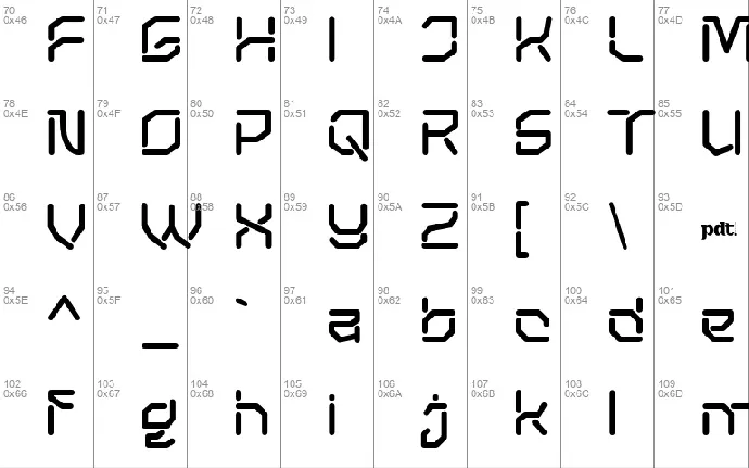 GOBAHTRIAL font