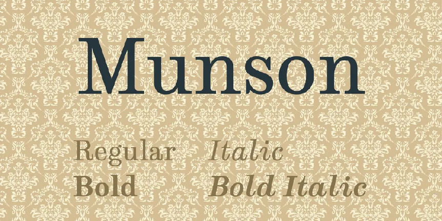 Munson font