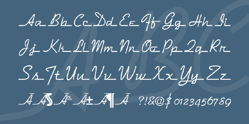 Dymaxion Script font