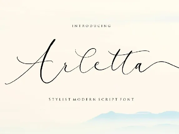 Arletta font