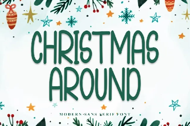 Christmas Around font