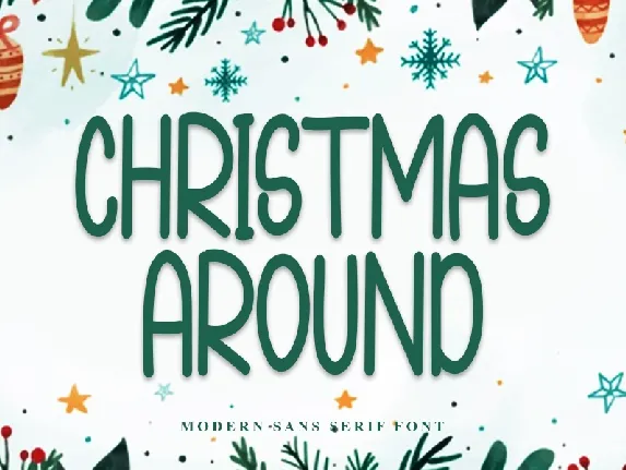 Christmas Around font