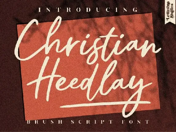 Christian Heedlay Handwritten font