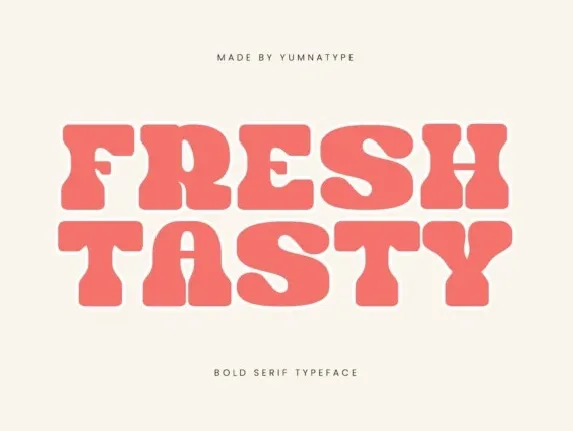 Fresh Tasty font