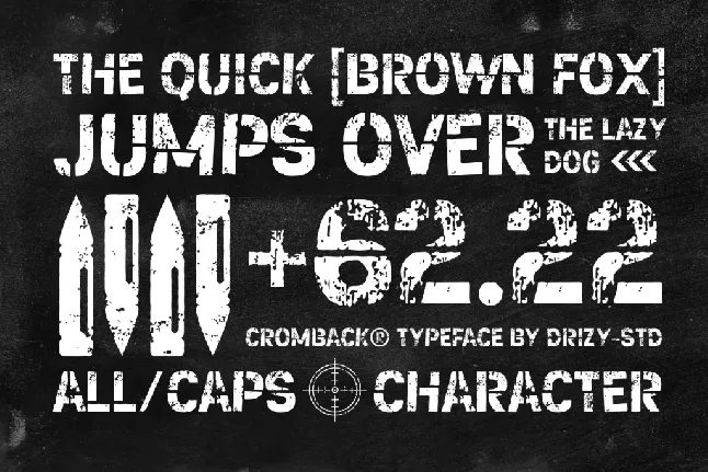 Cromback Demo font