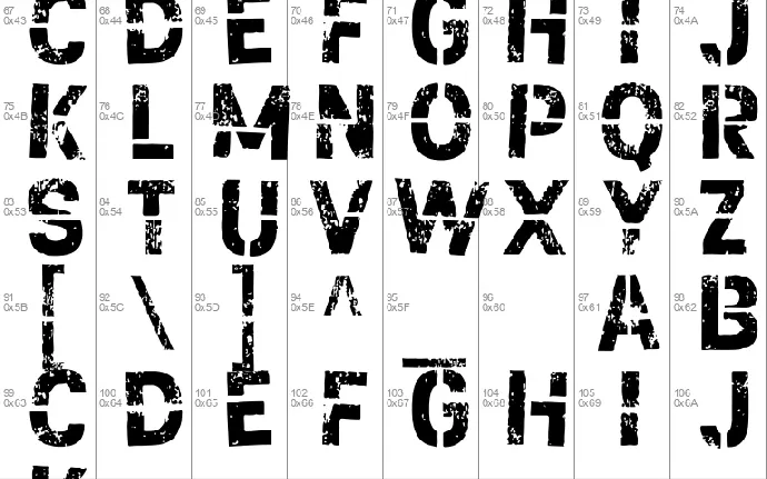 Cromback Demo font