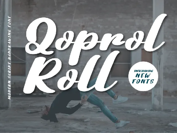 Qoprol Roll font