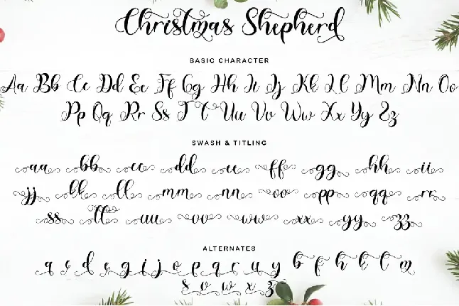 Christmas Shepherd font