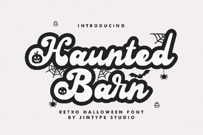 Haunted Barn font