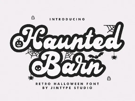 Haunted Barn font