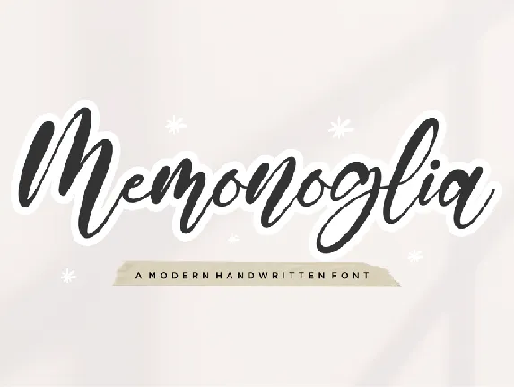 Memonoglia font