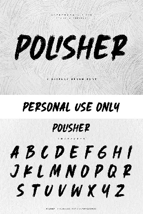 Polisher font