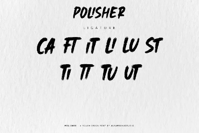 Polisher font