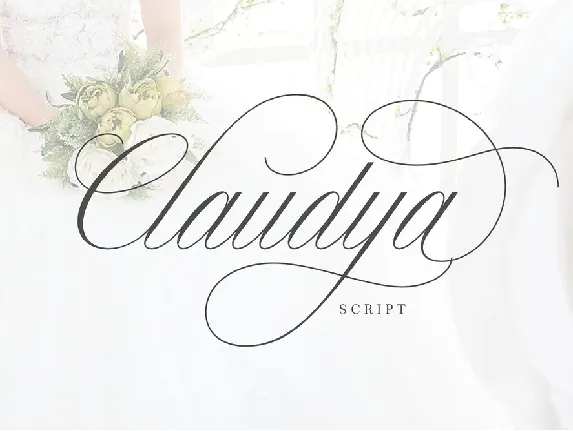 Claudya Script Free Download font