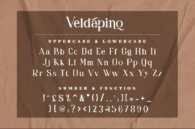 Veldapino (Demo) font