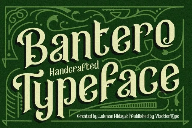 Bantero font