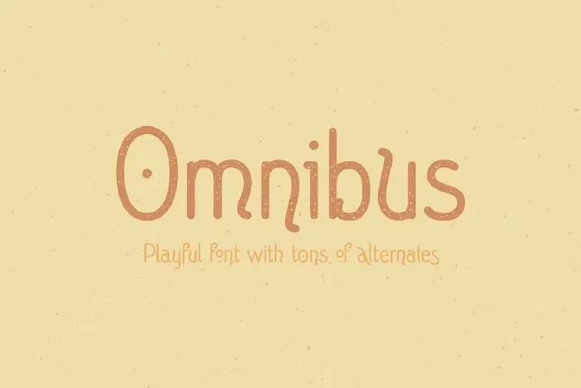 Omnibus font