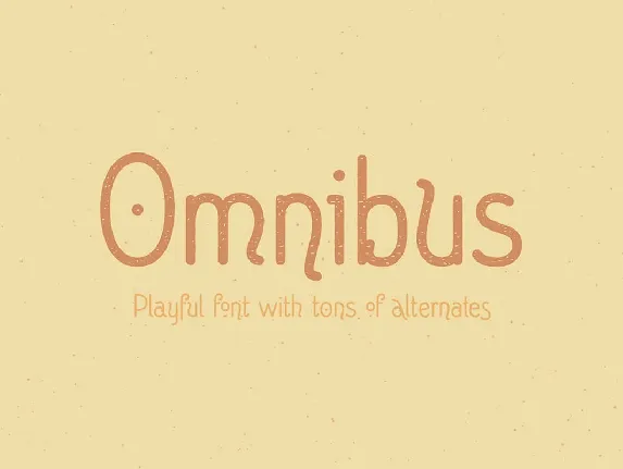 Omnibus font