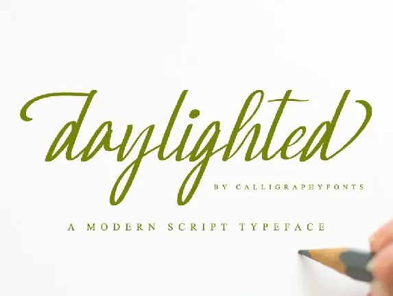 Daylighted Demo font