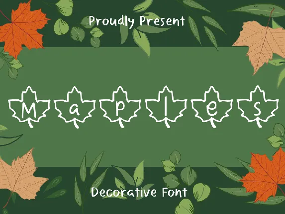 Maples font