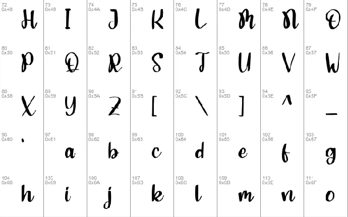 Meadgold font