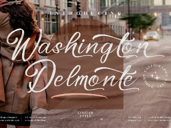 Washington Delmonte font