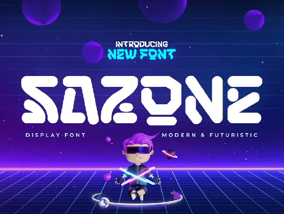 SAZONEtrial font