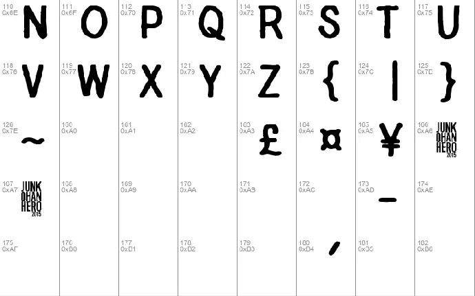 Nirepnirun font