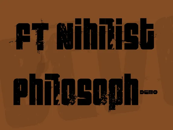 FT Nihilist Philosophy font