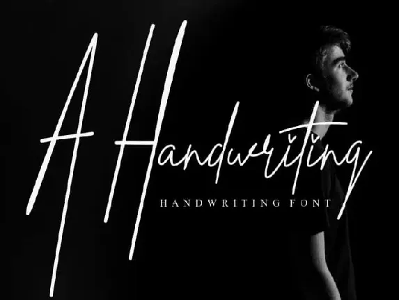 A Handwriting Script font