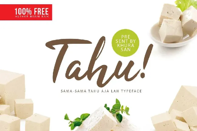 Tahu! Script Free Download font