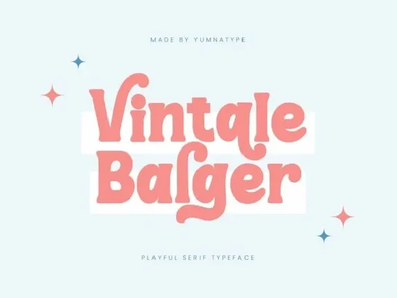 Vintale Balger font