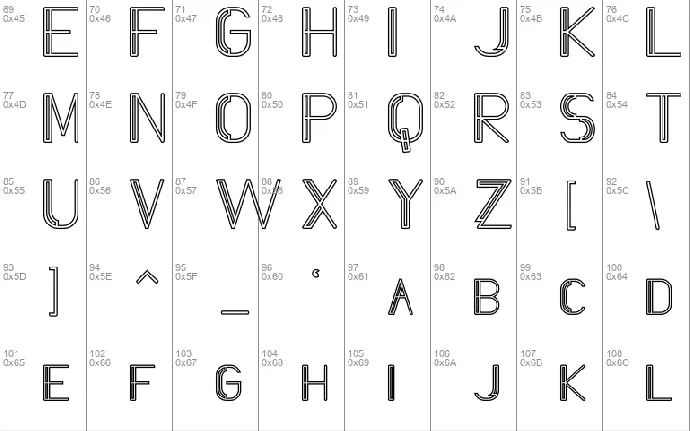 Slang Outfit font