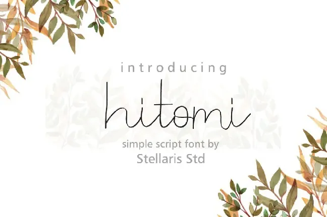 hitomi font