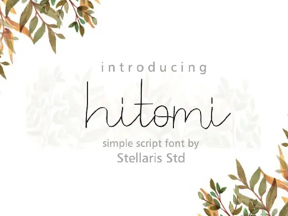 hitomi font