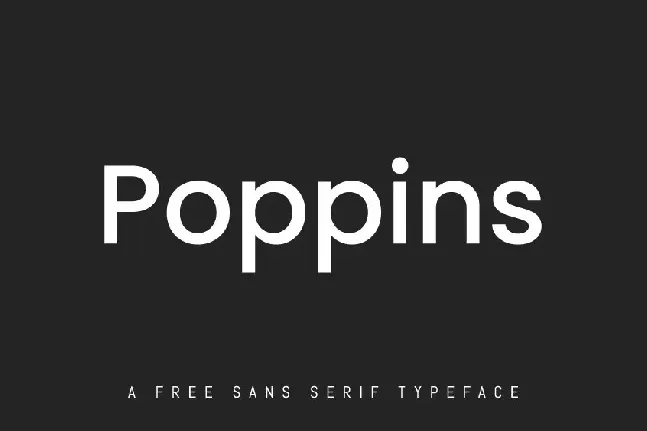 Poppins Family font