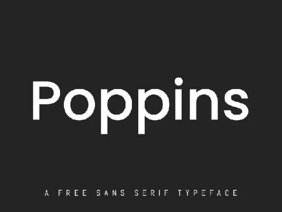 Poppins Family font