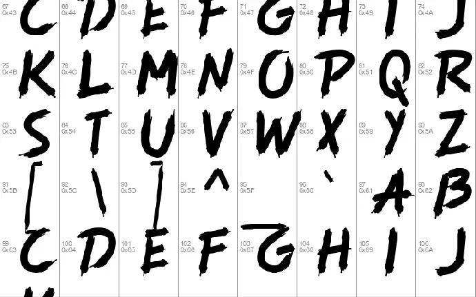 Rushtar Demo font